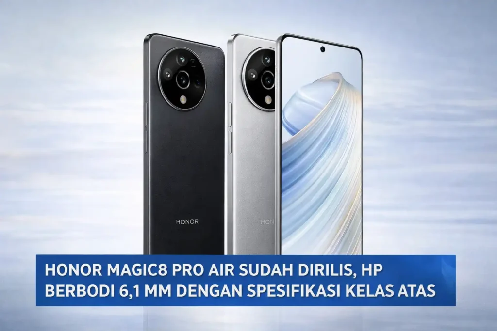 Honor Magic8 Pro Air Sudah Dirilis, HP Berbodi 6,1 mm