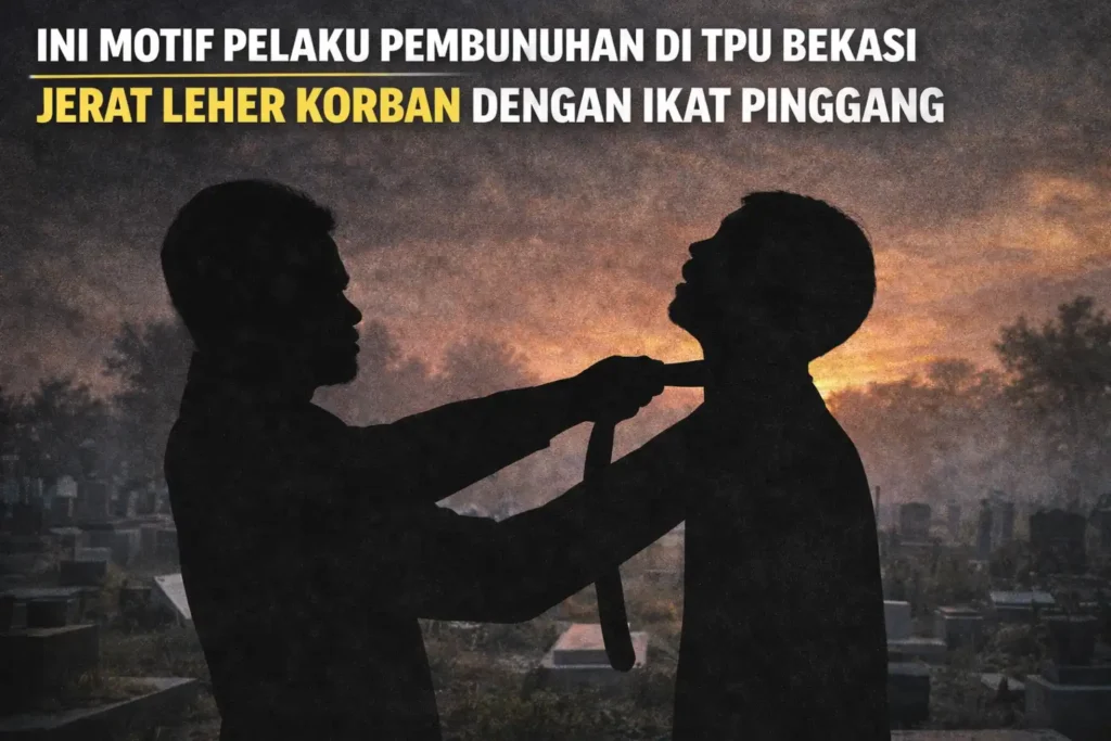 Ini Motif Pelaku Pembunuhan di TPU Bekasi Jerat Leher Korban dengan Ikat Pinggang