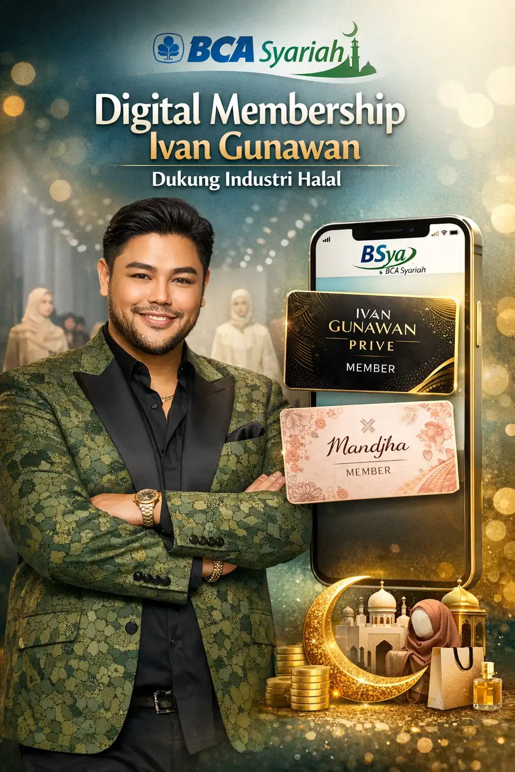 Read more about the article BCA Syariah Rilis Digital Membership Ivan Gunawan, Dukung Industri Halal