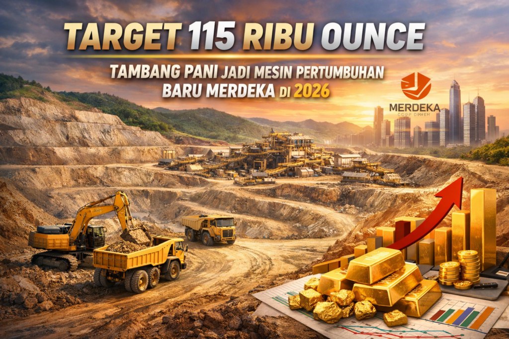Target 115 Ribu Ounce: Tambang Pani Jadi Mesin Pertumbuhan Baru Merdeka di 2026